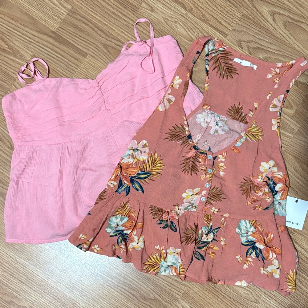 O’Neil Floral and Pink Women Tops Bundle
